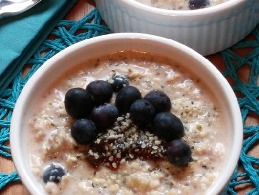 B & B Sunrise: A Banana, Blueberry and Chia Seed Breakfast Cereal